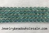 CFL1517 15.5 inches 10mm round blue fluorite gemstone beads