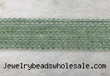 CFL1521 15.5 inches 4mm round green fluorite gemstone beads