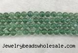 CFL1524 15.5 inches 10mm round green fluorite gemstone beads