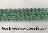 CFL1525 15.5 inches 12mm round green fluorite gemstone beads