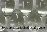 CFL1528 Top drilled 8*12mm teadrop green fluorite quartz beads