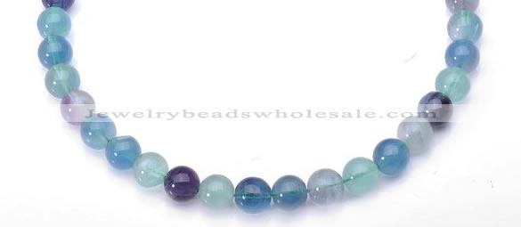 CFL32 B grade round 16mm natural fluorite stone beads Wholesale