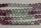 CFL550 15.5 inches 4mm round fluorite gemstone beads wholesale