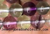 CFL587 15.5 inches 8mm round AAAAA grade fluorite gemstone beads