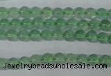 CFL601 15.5 inches 6mm round AB grade green fluorite beads wholesale