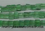 CFL631 15.5 inches 6*6mm cube green fluorite beads wholesale