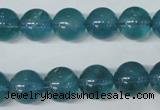 CFL664 15.5 inches 12mm round AB grade blue fluorite beads wholesale