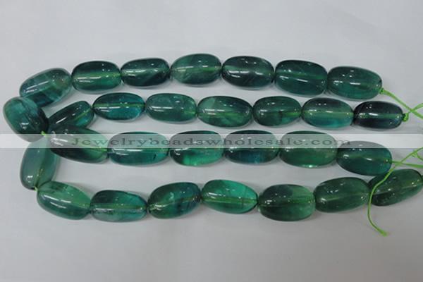 CFL681 15.5 inches 18*28mm nuggets blue fluorite beads wholesale