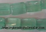 CFL870 15.5 inches 13*18mm rectangle green fluorite gemstone beads