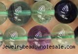 CFL920 15.5 inches 8mm round fluorite gemstone beads