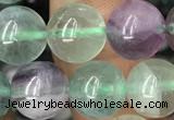 CFL926 15.5 inches 10mm round fluorite beads wholesale