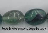 CFL955 15.5 inches 20*26mm nuggets natural fluorite beads wholesale