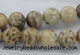 CFS04 15.5 inches 14mm round natural feldspar gemstone beads