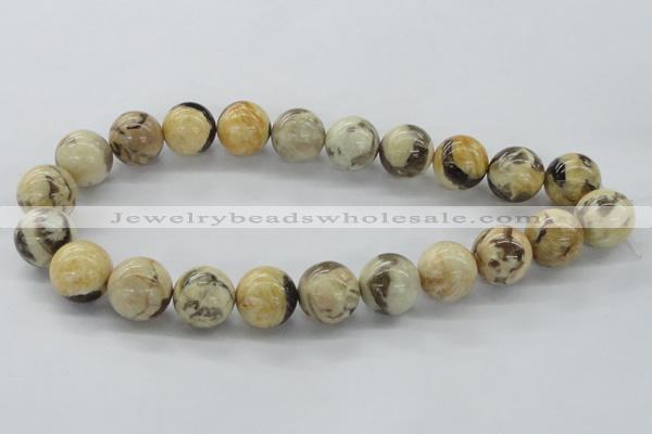 CFS06 15.5 inches 18mm round natural feldspar gemstone beads