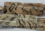 CFS17 15.5 inches 18*25mm rectangle natural feldspar gemstone beads