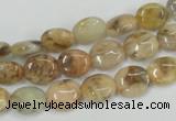 CFS201 15.5 inches 8*10mm oval natural feldspar gemstone beads