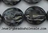 CFS315 15.5 inches 20mm flat round feldspar gemstone beads