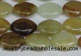 CFW135 15.5 inches 12*16mm marquise flower jade gemstone beads