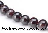 CGA01 8mm round natural garnet gemstone beads Wholesale