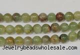 CGA202 15.5 inches 6mm round natural green garnet beads