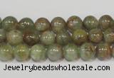 CGA203 15.5 inches 8mm round natural green garnet beads