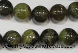 CGA205 15.5 inches 12mm round natural green garnet beads