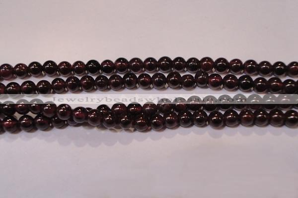 CGA351 14 inches 3mm round natural red garnet beads wholesale