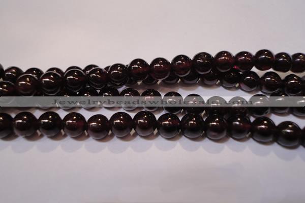 CGA353 14 inches 5mm round natural red garnet beads wholesale