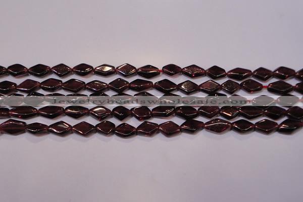 CGA388 15 inches 5*7mm diamond natural red garnet beads wholesale