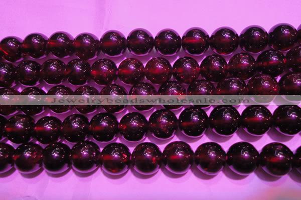 CGA421 15.5 inches 10mm round natural red garnet gemstone beads