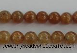 CGA501 15.5 inches 4mm round A grade yellow red garnet beads