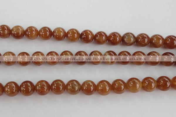 CGA504 15.5 inches 10mm round A grade yellow red garnet beads