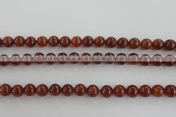 CGA512 15.5 inches 8mm round AA grade yellow red garnet beads