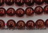 CGA602 15.5 inches 8mm A grade round natural orange garnet beads