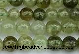 CGA840 15 inches 4mm round green garnet beads