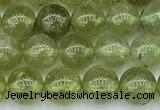 CGA850 15 inches 6mm round green garnet beads