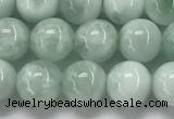 CGA901 15.5 inches 6mm round green angel skin gemstone beads