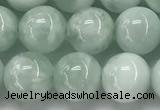 CGA902 15.5 inches 8mm round green angel skin gemstone beads