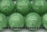 CGA932 15 inches 10mm round green angel skin beads