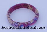 CGB205 Inner diameter 55mm fashion dyed imperial jasper gemstone bangle