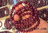 CGB2510 7.5 inches 6mm round ruby zoisite beaded bracelets