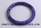 CGB2584 Inner diameter 60mm fashion charoite gemstone bracelet