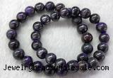 CGB2612 7.5 inches 10mm round natural sugilite beaded bracelets