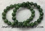 CGB2618 7.5 inches 10mm round diopside quartz beaded bracelets