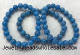 CGB2622 7.5 inches 8mm round natural apatite beaded bracelets