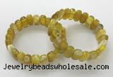 CGB3101 7.5 inches 8*15mm oval agate gemstone bracelets