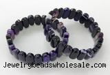 CGB3102 7.5 inches 8*15mm oval agate gemstone bracelets