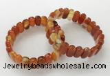 CGB3104 7.5 inches 8*15mm oval agate gemstone bracelets