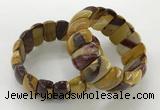 CGB3251 7.5 inches 12*25mm oval mookaite gemstone bracelets