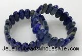 CGB3322 7.5 inches 10*20mm faceted oval lapis lazuli bracelets